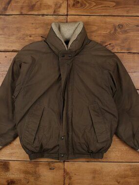 Vintage 80s Red Nylon Bomber Jacket – Men’s L